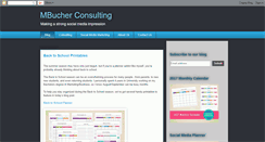 Desktop Screenshot of mbucherconsulting.com